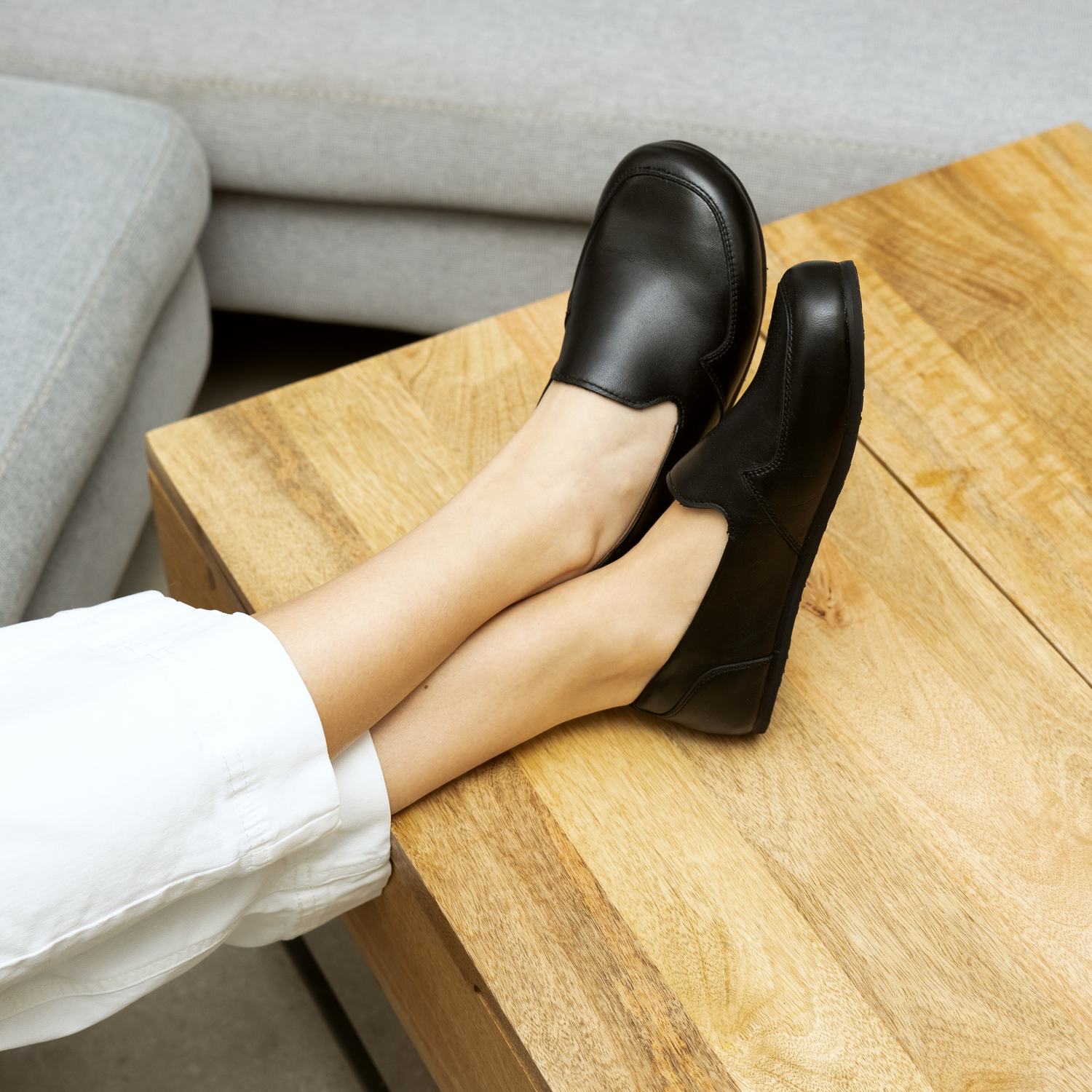 Lisbeth Joe Black Loafer Minimalist Shoes